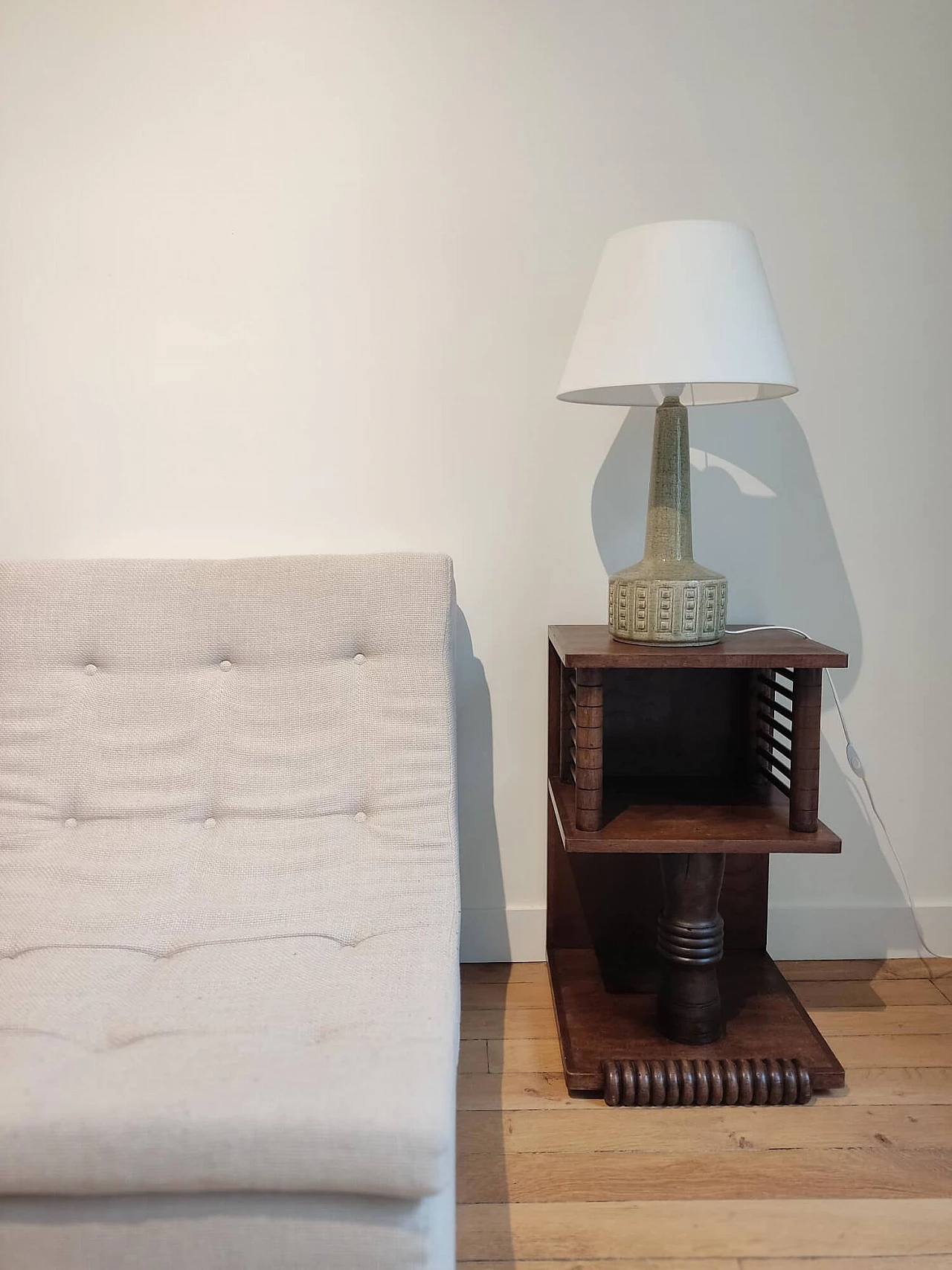 Regionalist wooden coffee table attributed to Charles Dudouyt, 1930s 10