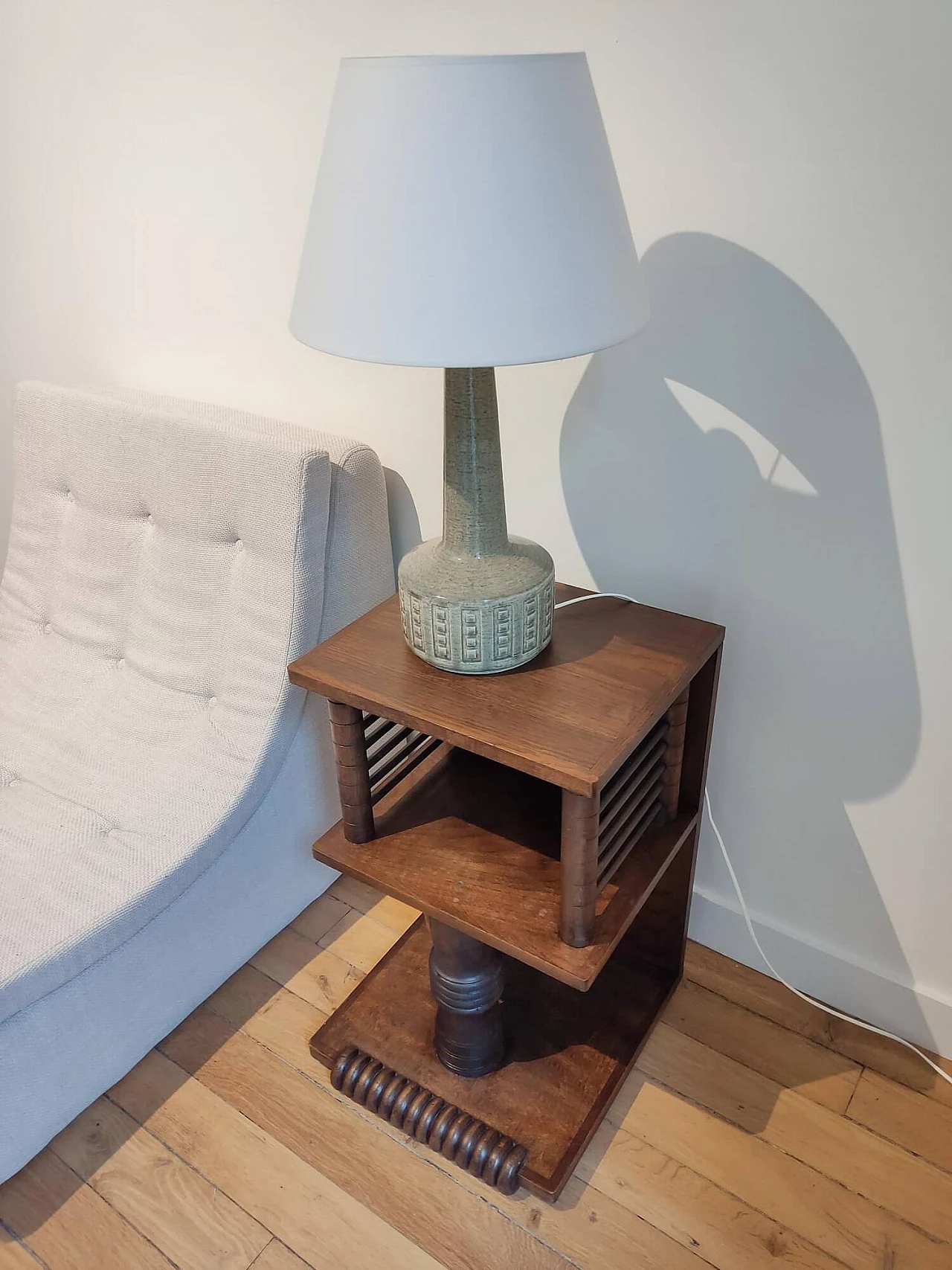 Regionalist wooden coffee table attributed to Charles Dudouyt, 1930s 12