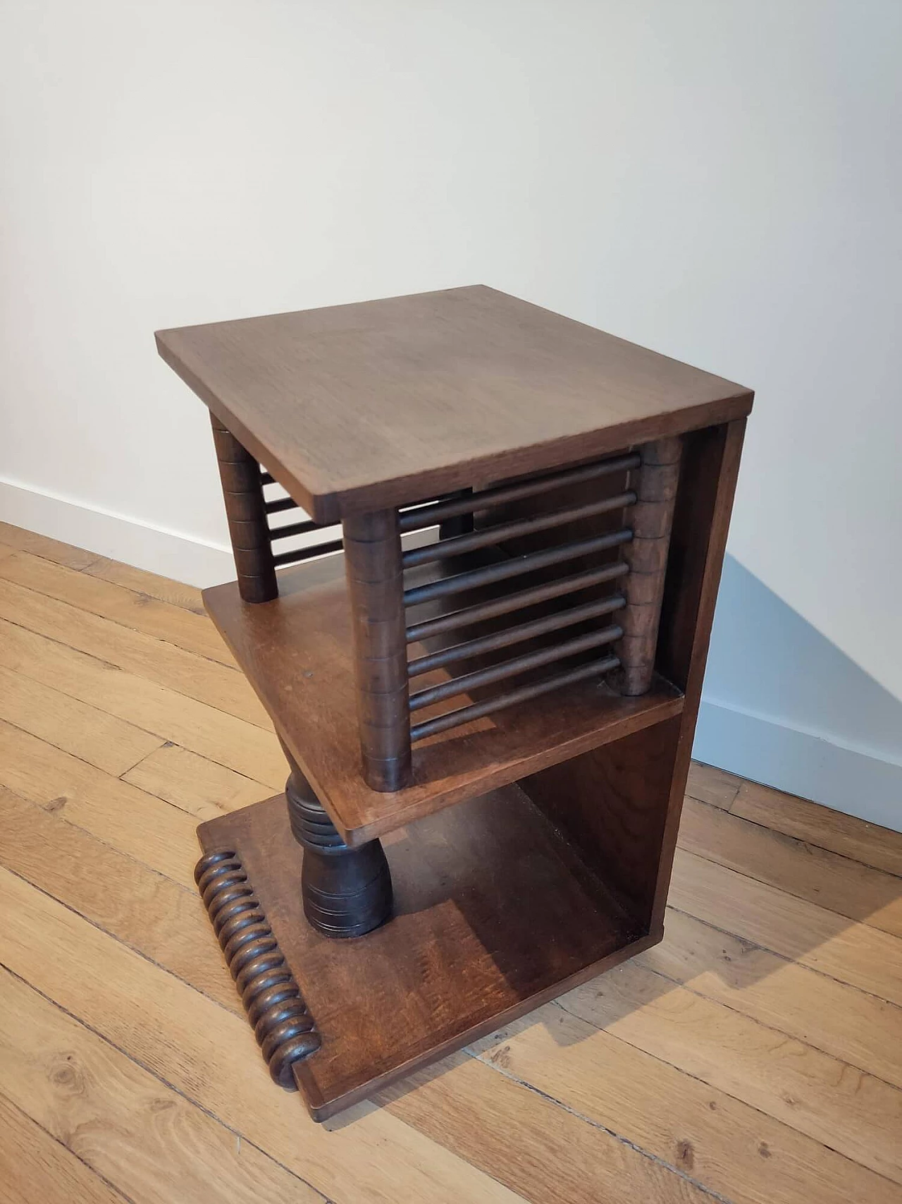 Regionalist wooden coffee table attributed to Charles Dudouyt, 1930s 14