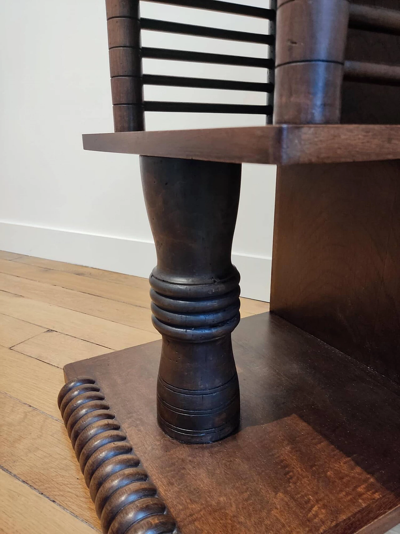 Regionalist wooden coffee table attributed to Charles Dudouyt, 1930s 16