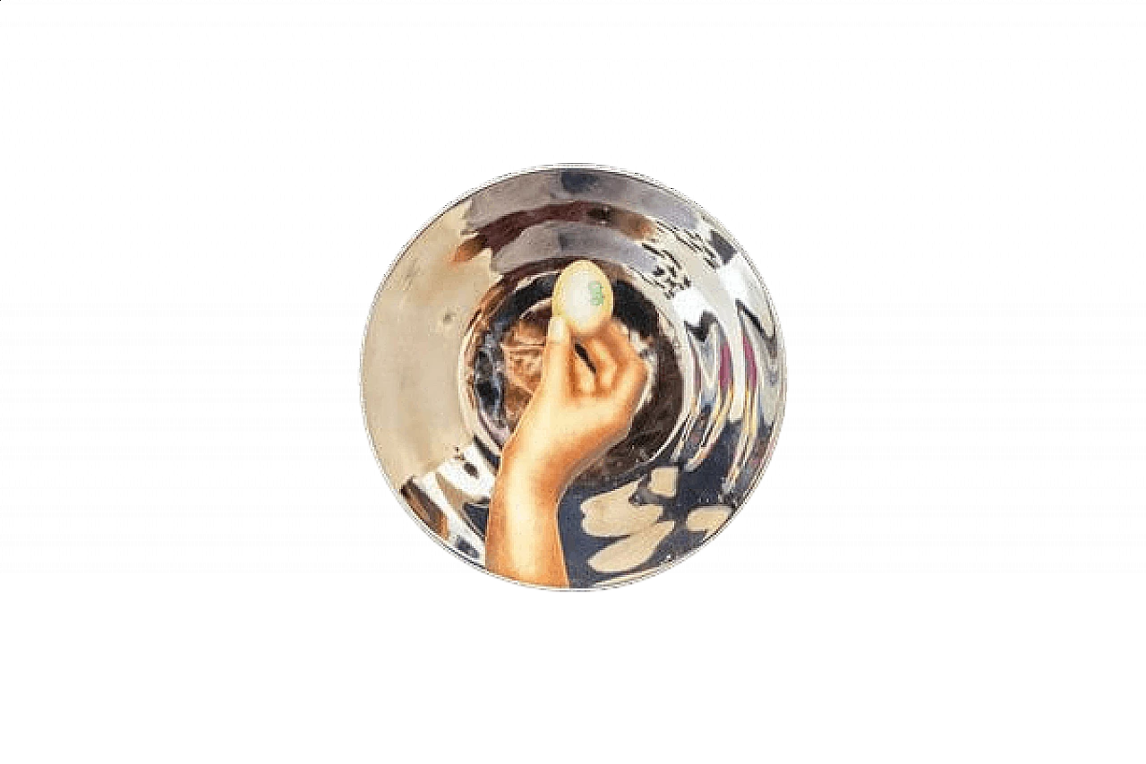 Numbered ceramic plate by Michelangelo Pistoletto for Richard Ginori, 2002 7