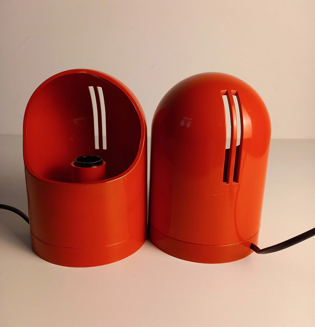 Pair of lamps by Makio Hasuike for Gedy, 1980s 6