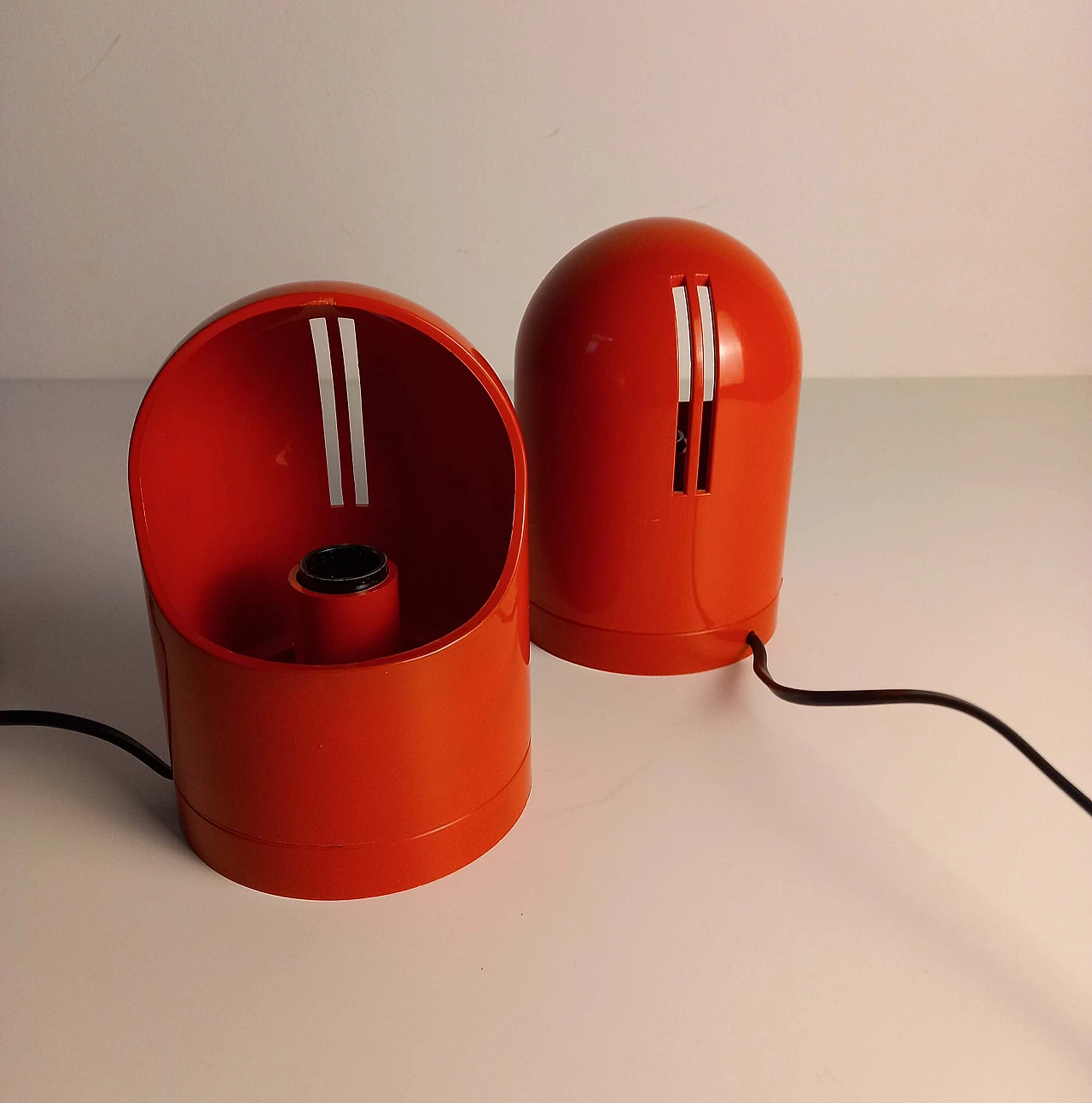 Pair of lamps by Makio Hasuike for Gedy, 1980s 7