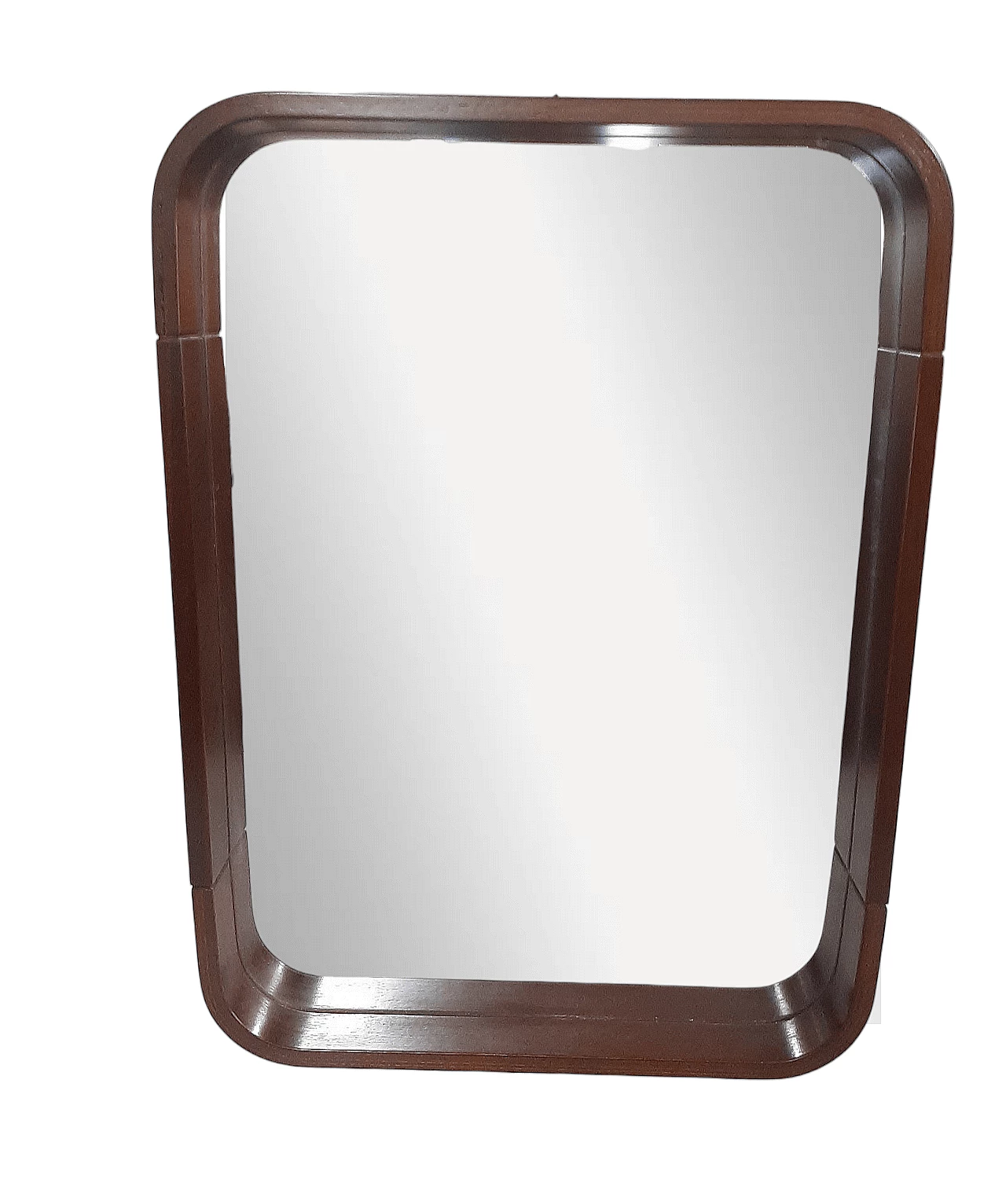 Mirror with wood frame, 1970s 7