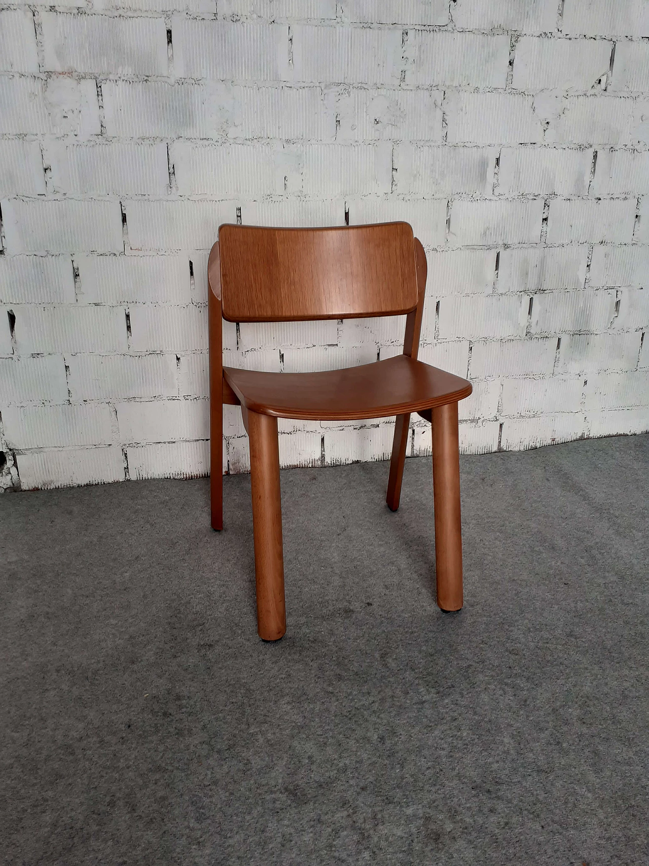 4 Sedie in legno, anni '70 9