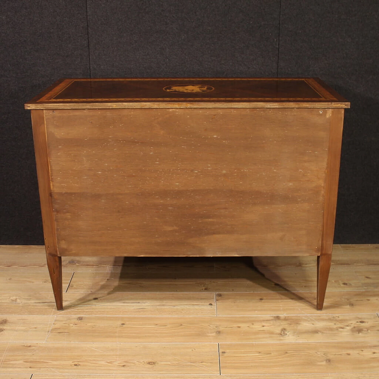 Inlaid dresser with three drawers in Louis XVI style, 1960s 7