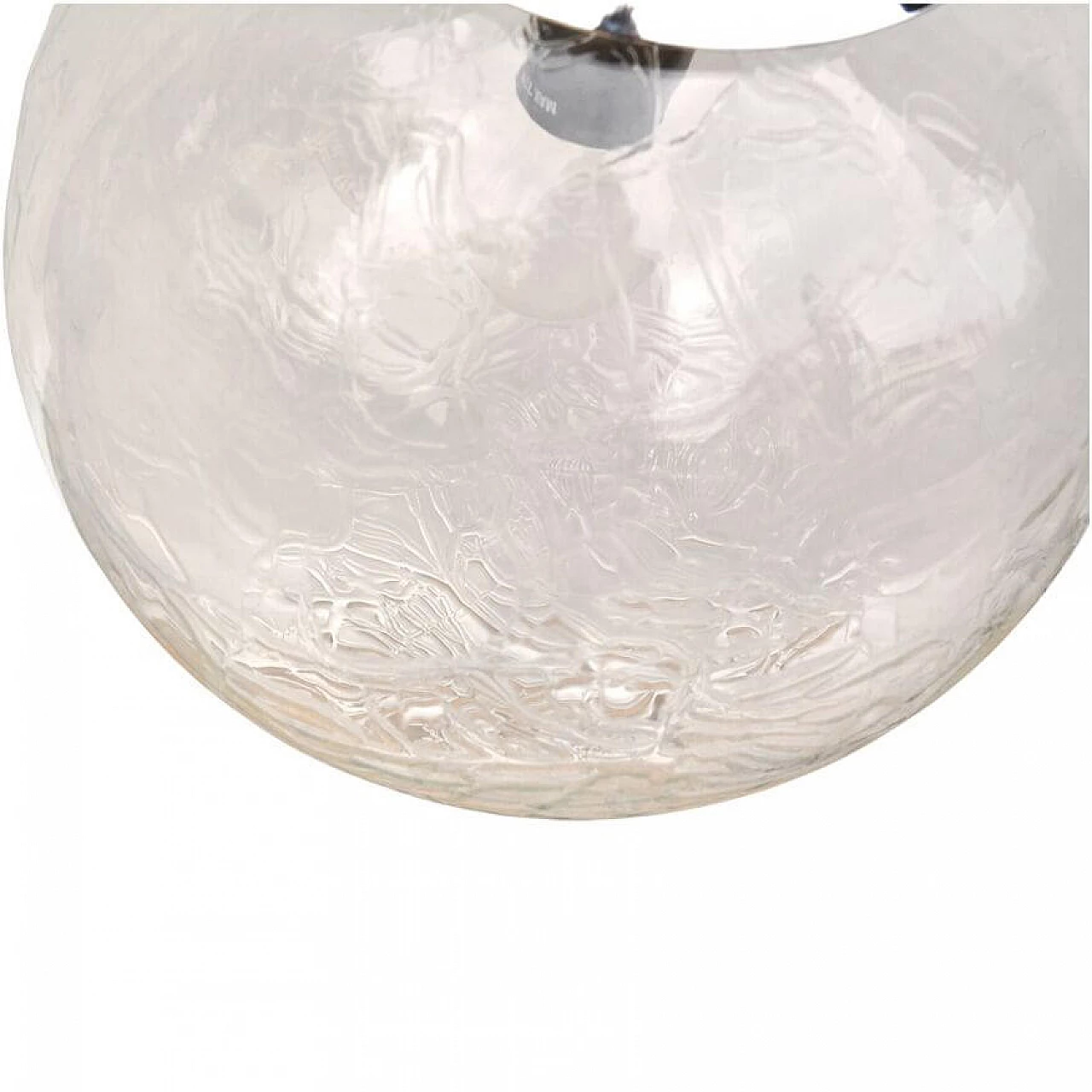 Polam Wrocław glass pendant lamp, 1970s 9