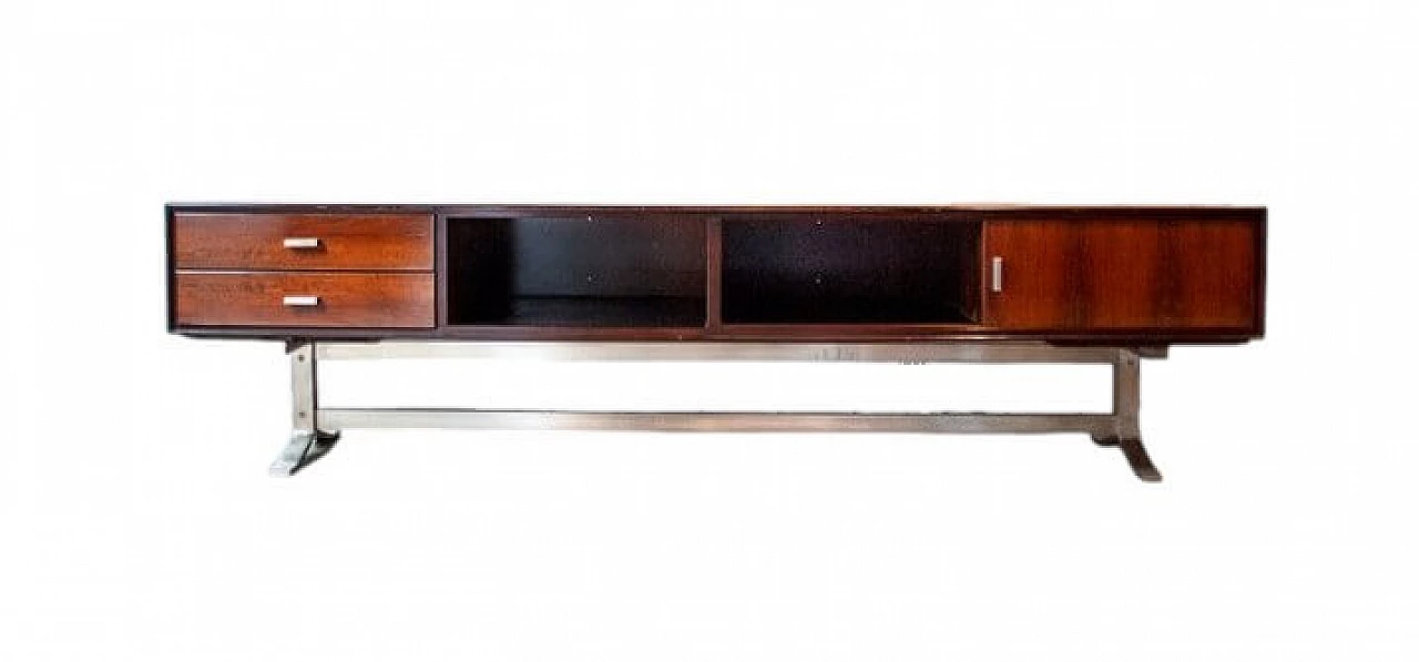 Sideboard in teak and steel by Gianni Moscatelli for Formanova, 1970s 11