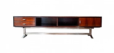 Sideboard in teak and steel by Gianni Moscatelli for Formanova, 1970s