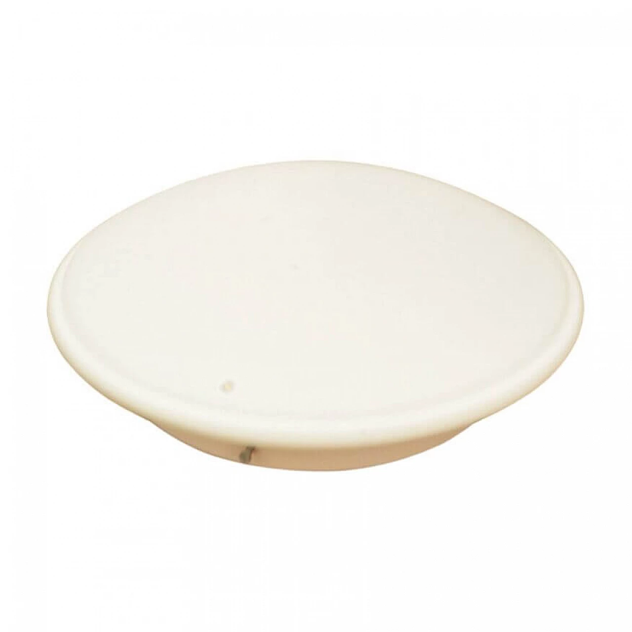 White glass ceiling lamp by Penko Pieńsk, 1970s 2