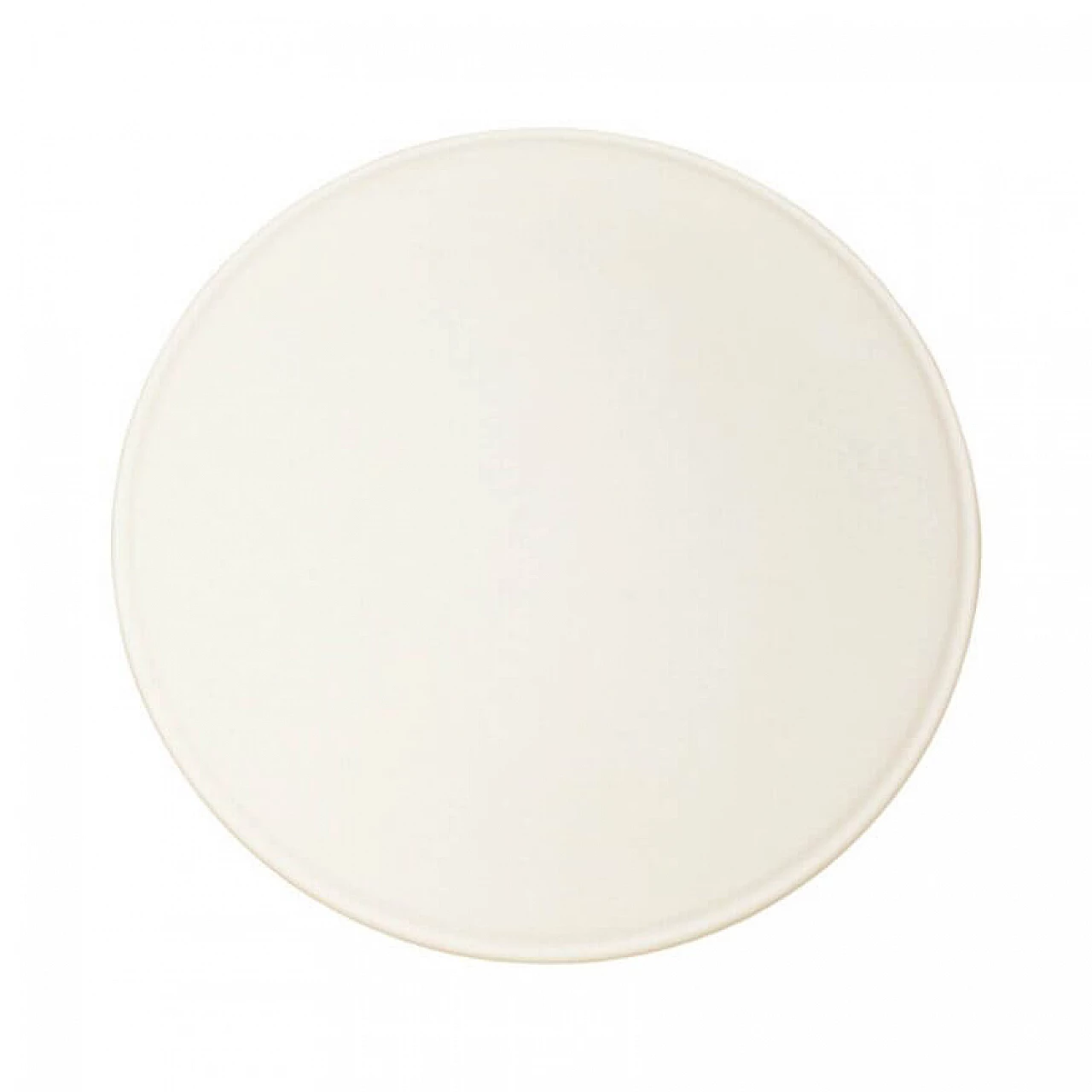 White glass ceiling lamp by Penko Pieńsk, 1970s 8