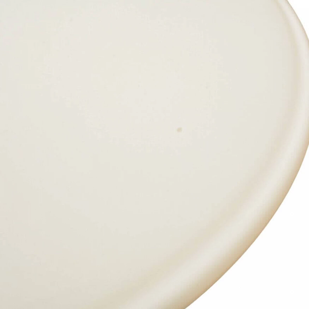 White glass ceiling lamp by Penko Pieńsk, 1970s 14