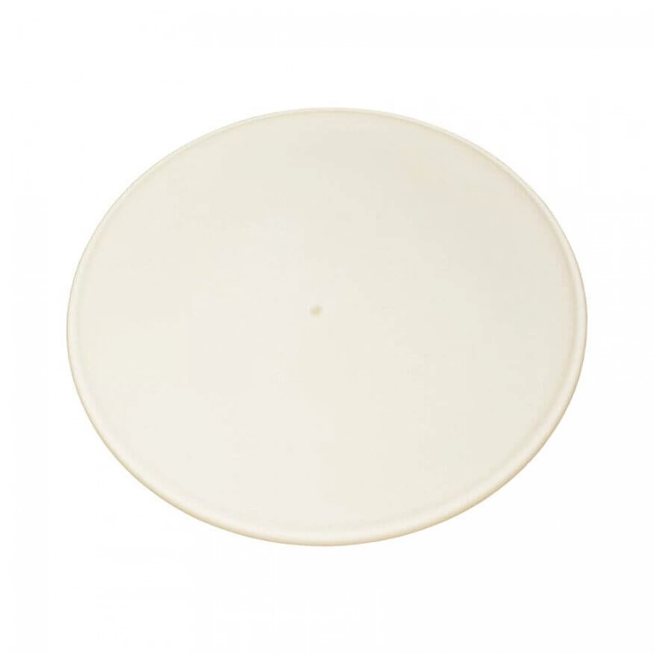 White glass ceiling lamp by Penko Pieńsk, 1970s 17