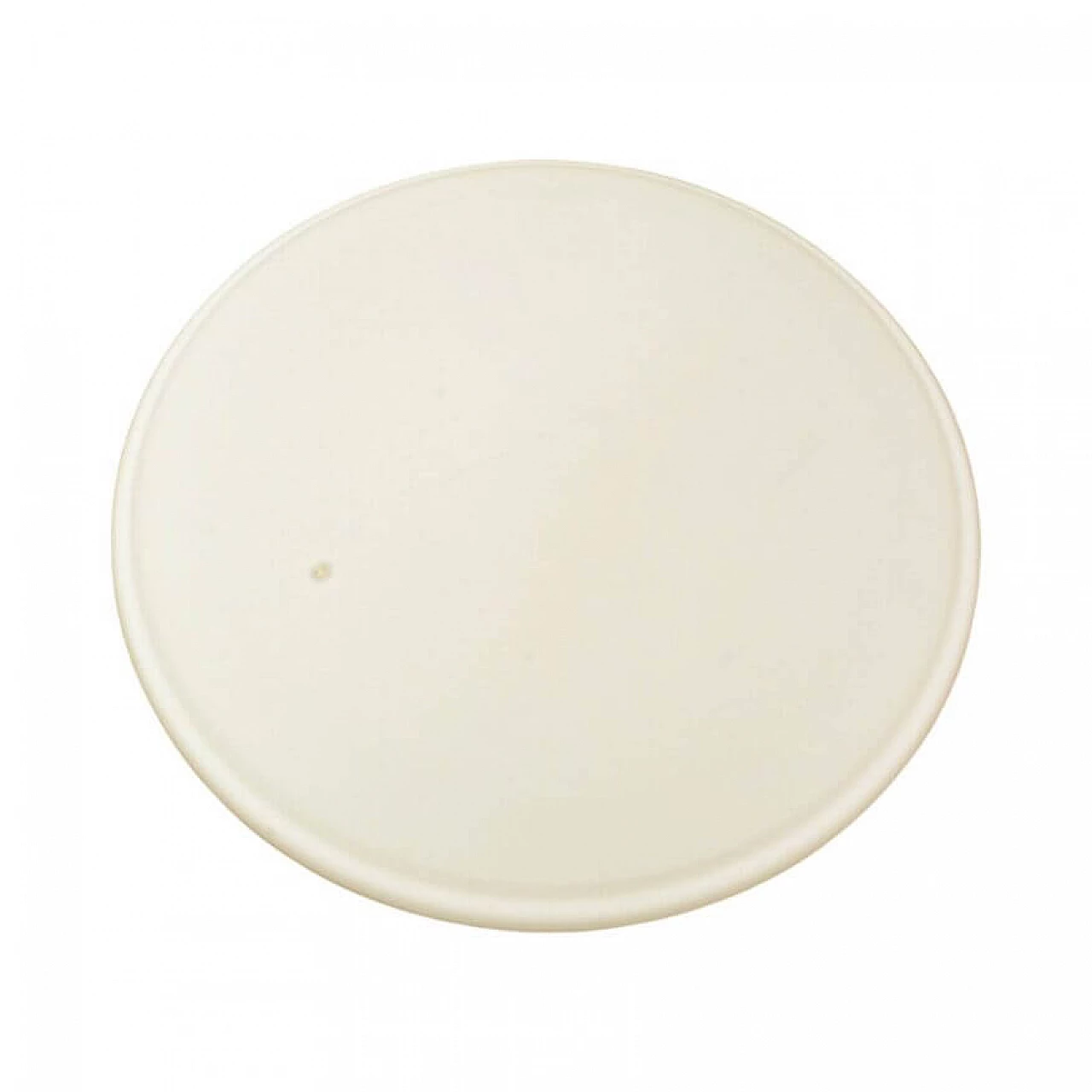 White glass ceiling lamp by Penko Pieńsk, 1970s 21