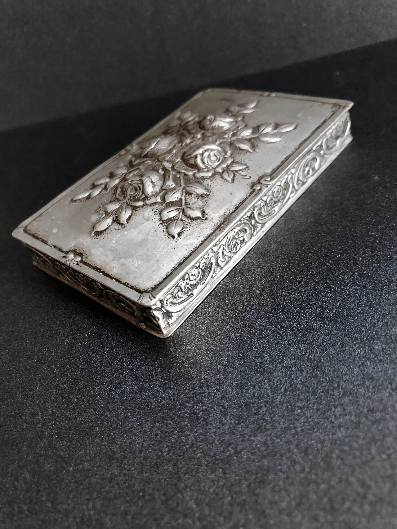 Silver 800 box, mid-19th century 2