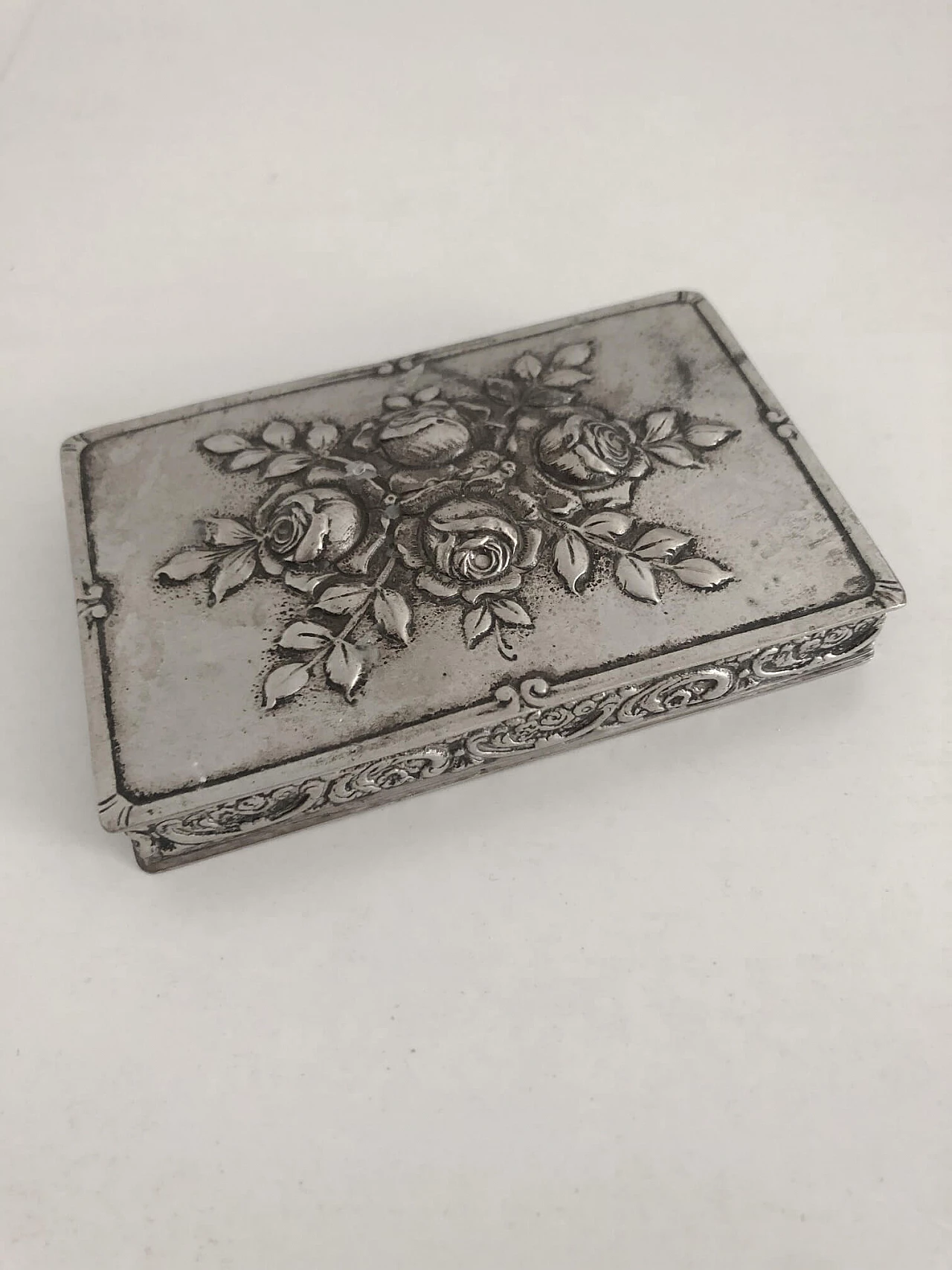 Silver 800 box, mid-19th century 8