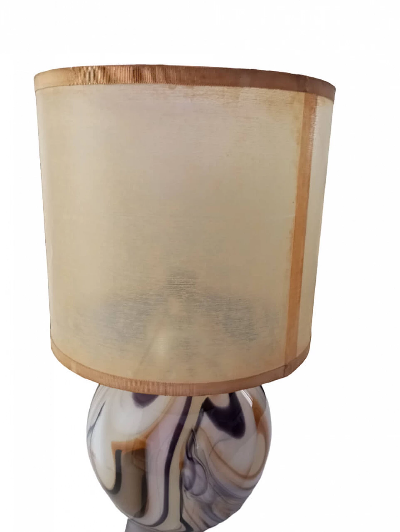 Lampada da tavolo in vetro di Murano, anni ‘70 8