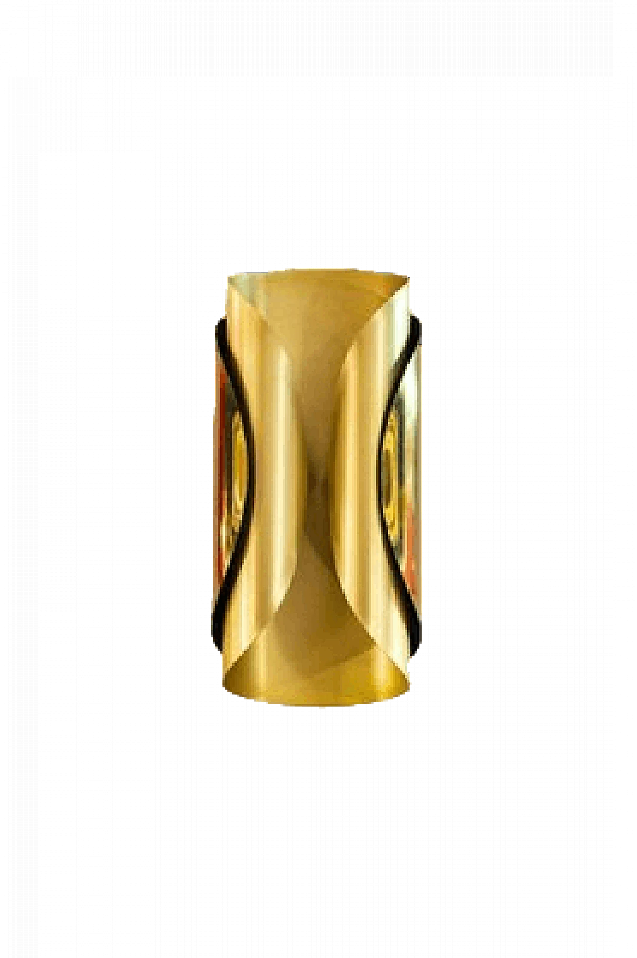 Brass wall light, 1970s 6