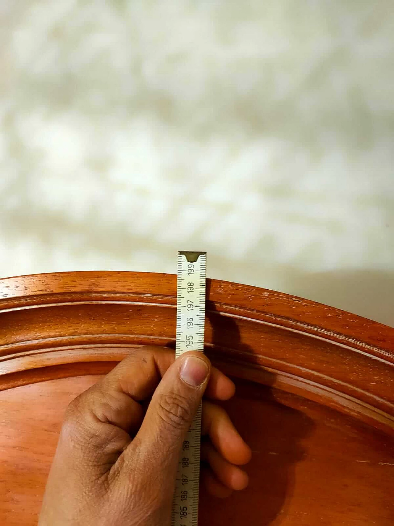 Armadio in legno decapato rosa salmone, anni '80 15