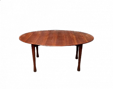 Babe oval table in cherry wood by Vico Magistretti for ICF De Padova, 1988