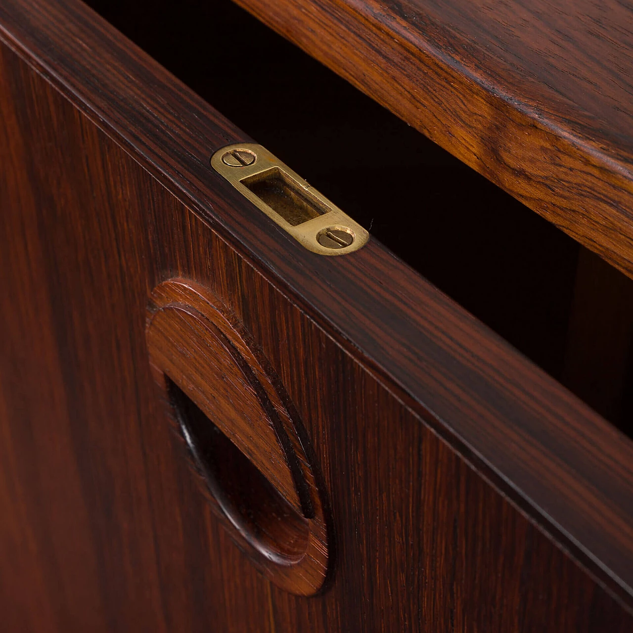 Four-bay rosewood bookcase by Rud Thygesen & Johnny Sorensen for Hansen & Guldborg, 1960s 11