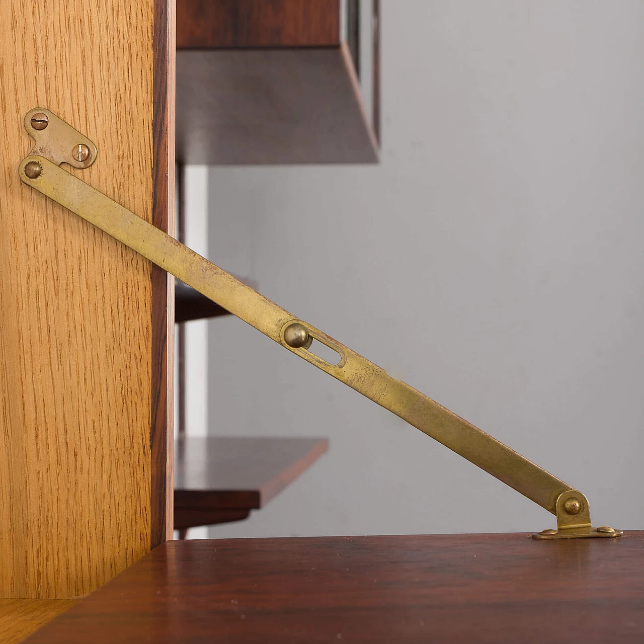 Four-bay rosewood bookcase by Rud Thygesen & Johnny Sorensen for Hansen & Guldborg, 1960s 12