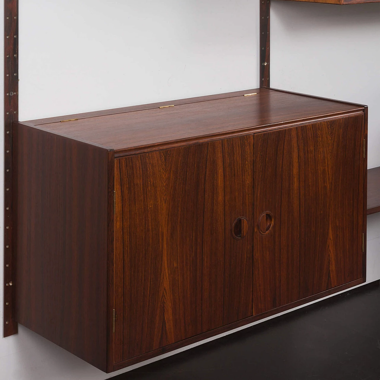 Four-bay rosewood bookcase by Rud Thygesen & Johnny Sorensen for Hansen & Guldborg, 1960s 16