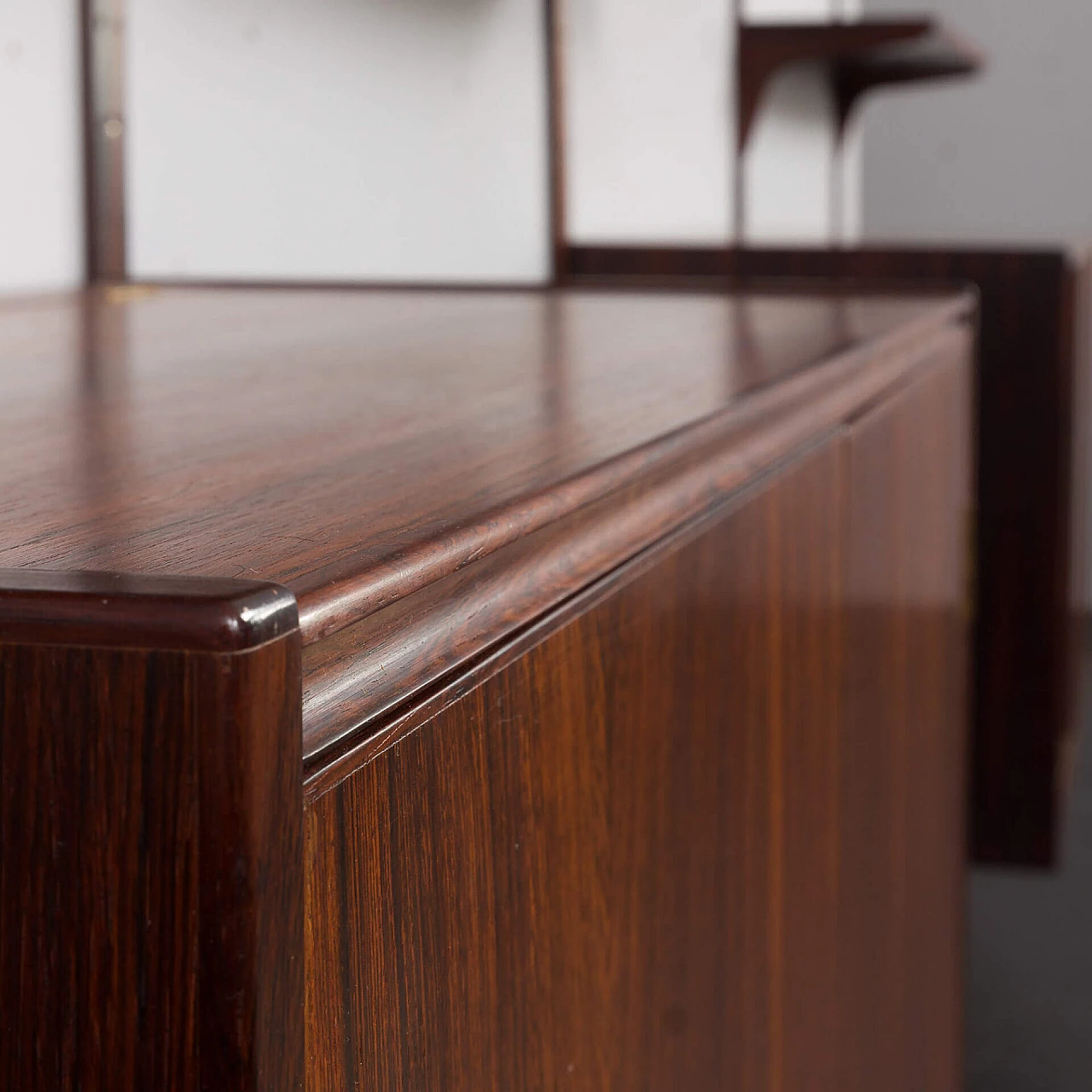 Four-bay rosewood bookcase by Rud Thygesen & Johnny Sorensen for Hansen & Guldborg, 1960s 22