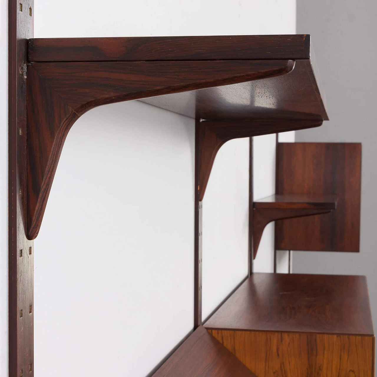 Four-bay rosewood bookcase by Rud Thygesen & Johnny Sorensen for Hansen & Guldborg, 1960s 28