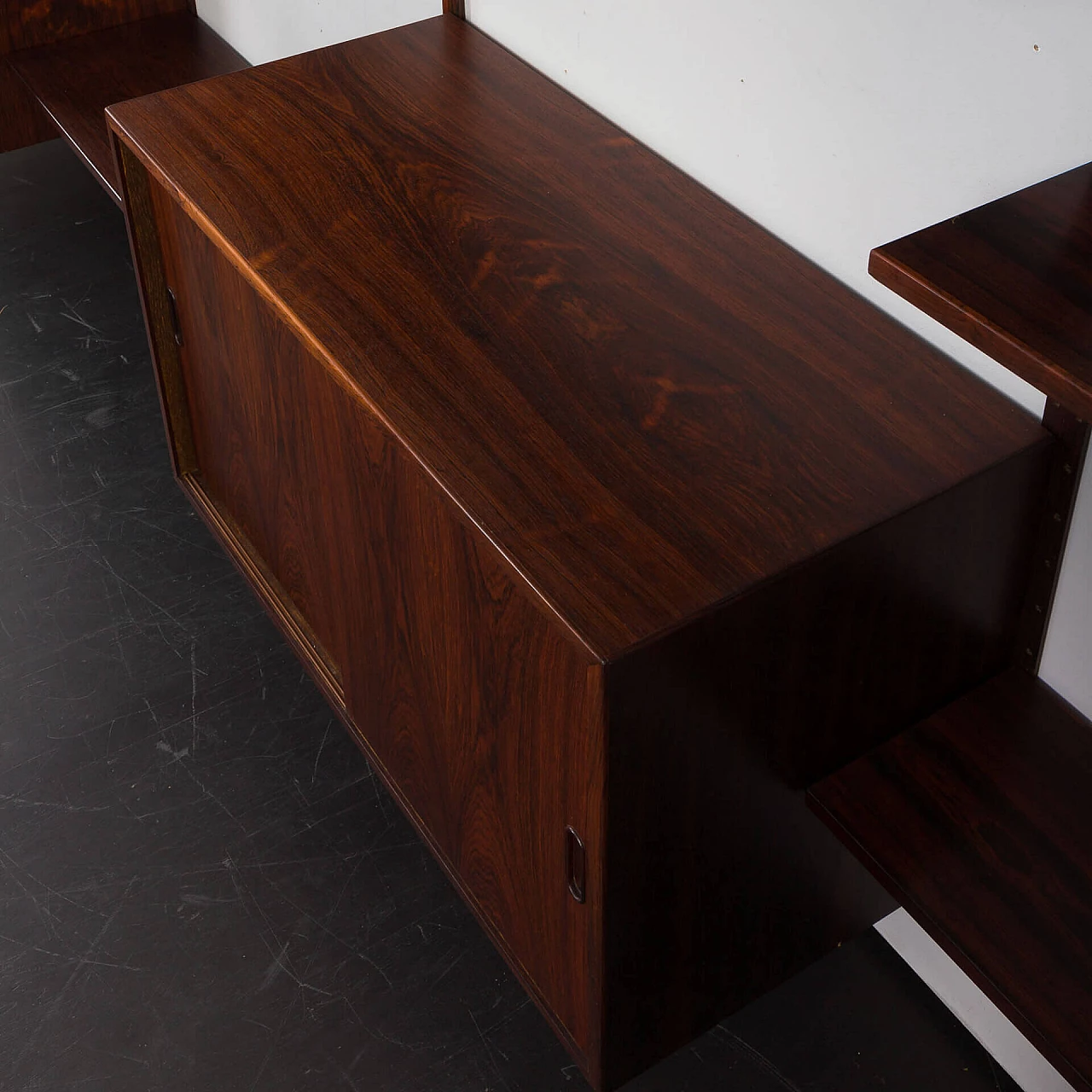 Four-bay rosewood bookcase by Rud Thygesen & Johnny Sorensen for Hansen & Guldborg, 1960s 29