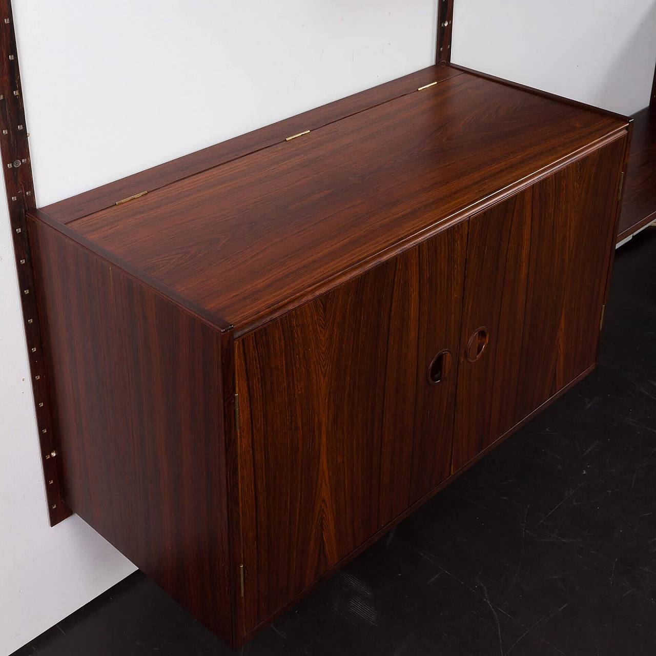 Four-bay rosewood bookcase by Rud Thygesen & Johnny Sorensen for Hansen & Guldborg, 1960s 30