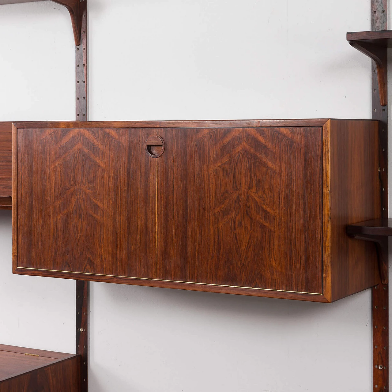 Four-bay rosewood bookcase by Rud Thygesen & Johnny Sorensen for Hansen & Guldborg, 1960s 31