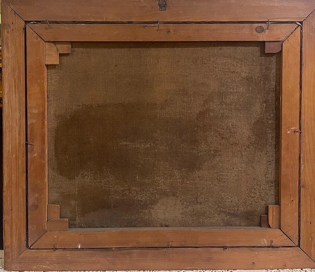 Flemish landscape, oil on canvas, 19th century 6