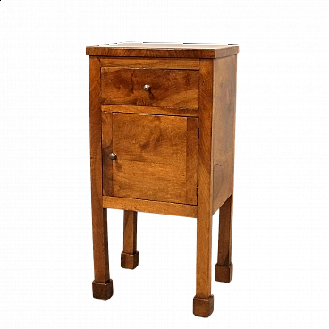 Comodino Impero in noce, inizio '800