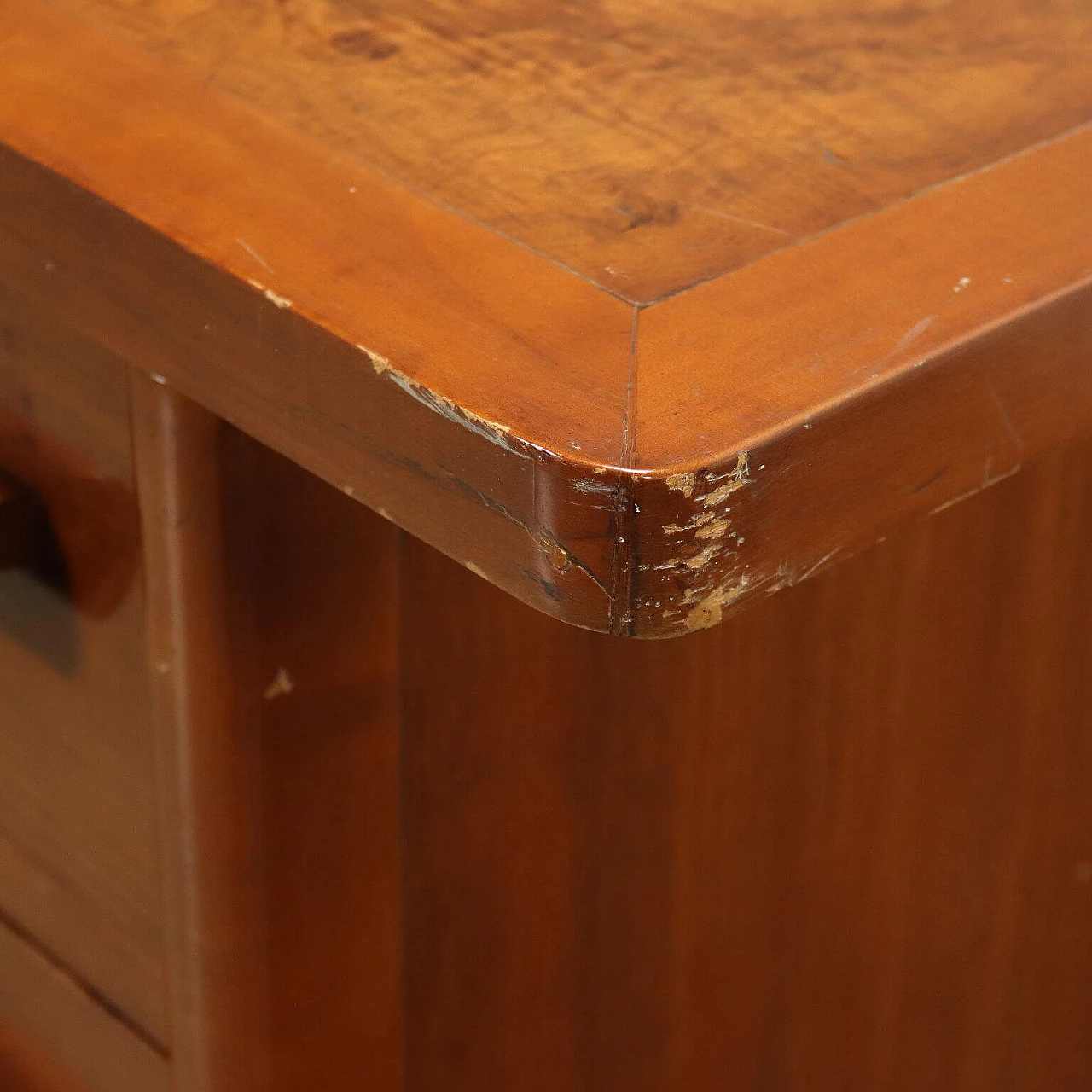 Scrittoio in legno impiallacciato noce e radica, anni '40 5