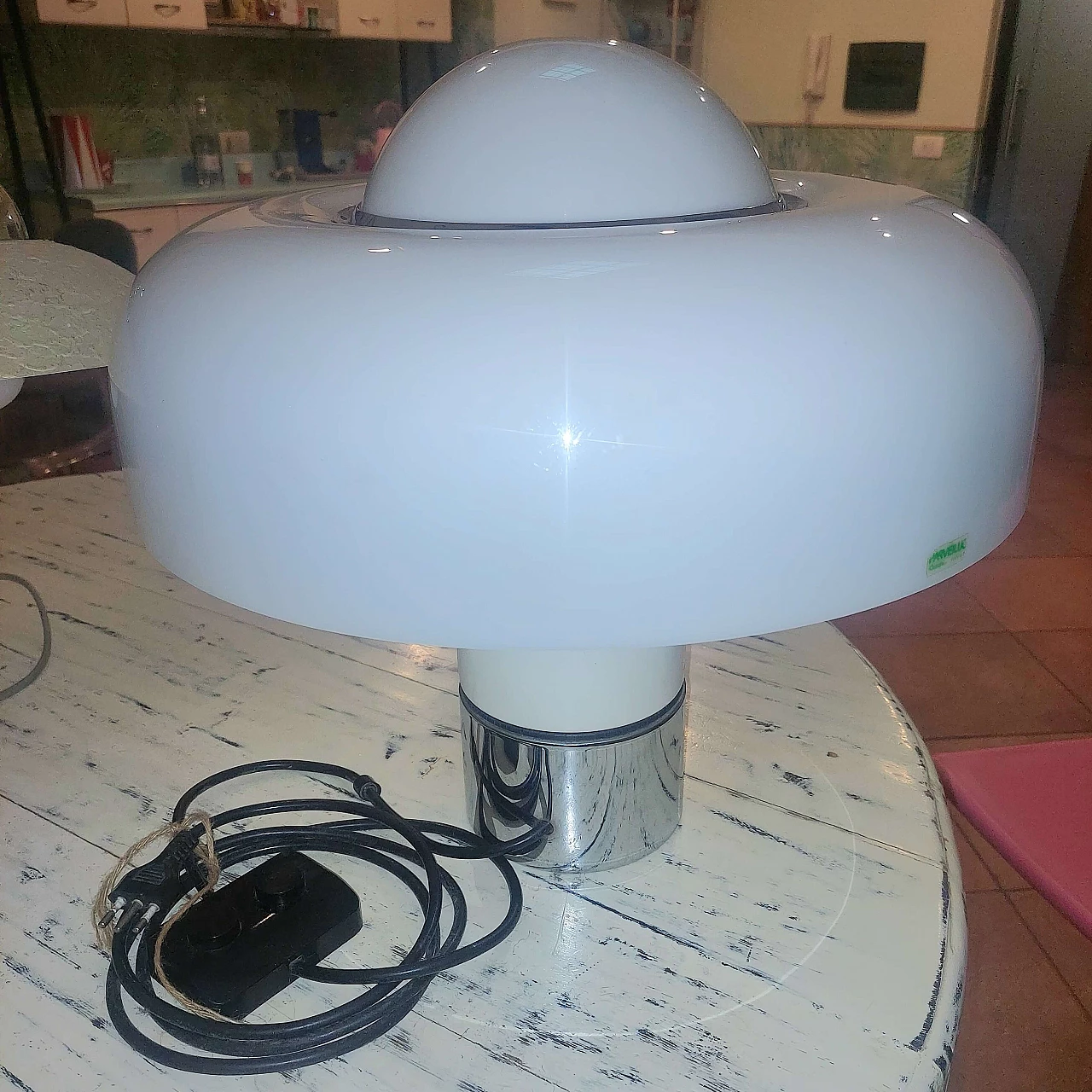 Brumbury table lamp by Luigi Massoni for Guzzini, 1970s 1