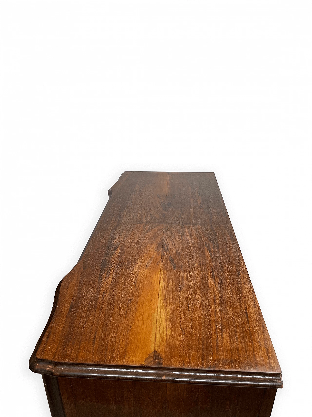 Walnut wavy-shaped chest of drawers, 1950s 14