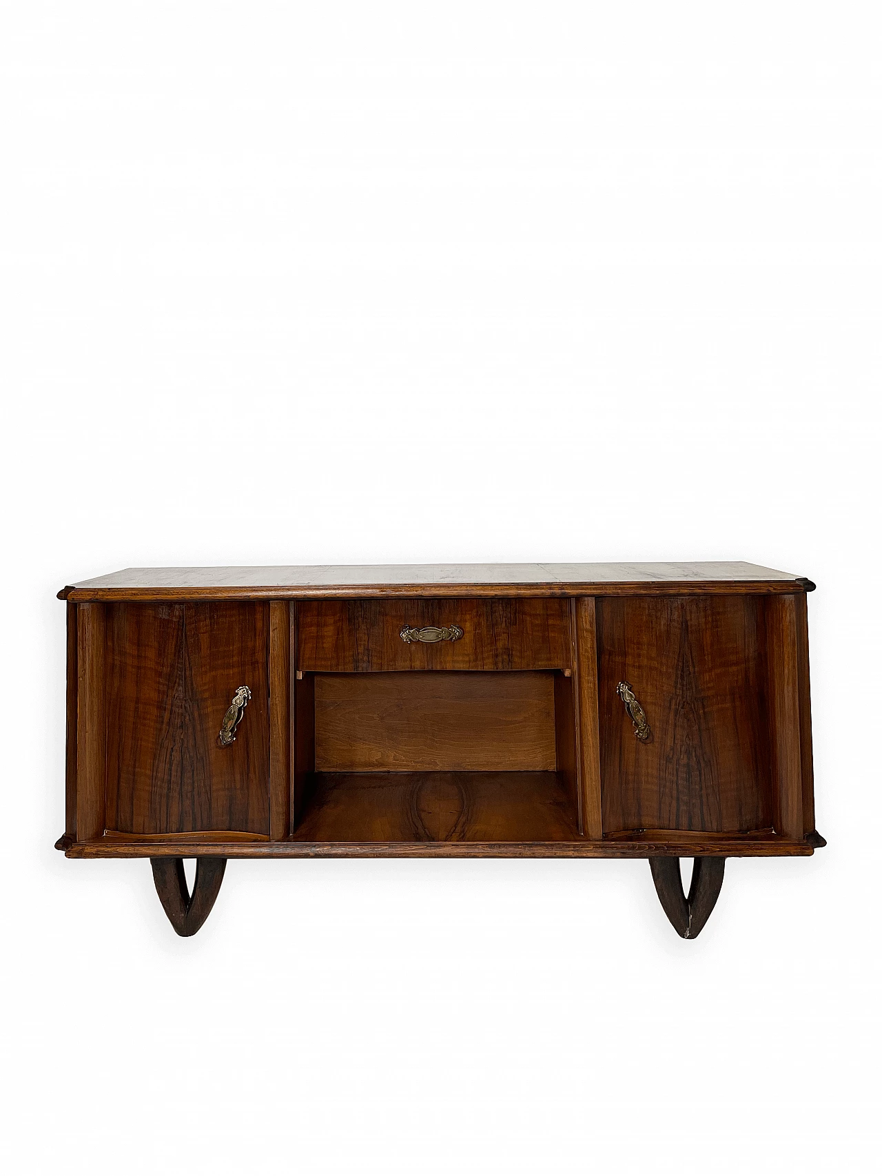 Credenza Art Déco fiorentina in legno, anni '40 1