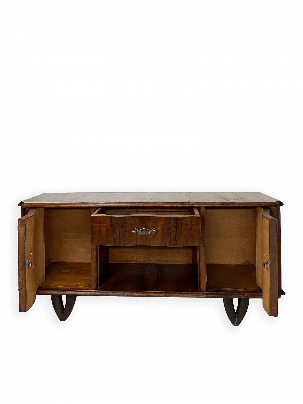 Credenza Art Déco fiorentina in legno, anni '40 7