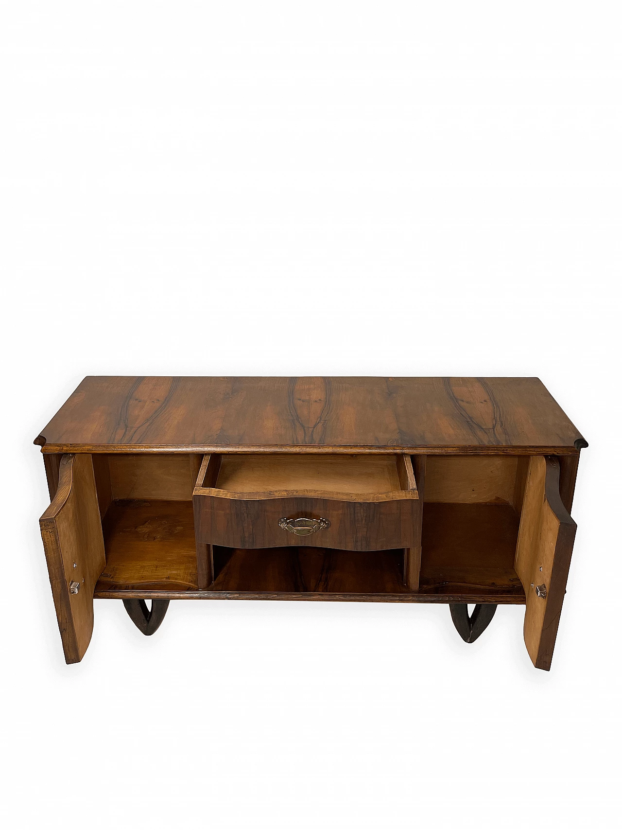 Credenza Art Déco fiorentina in legno, anni '40 8