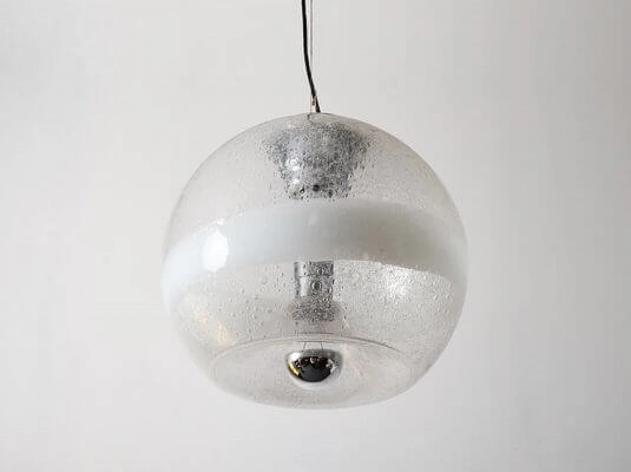 Sothis glass ceiling lamp, 1970s 5