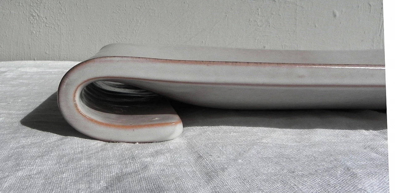 Vassoio in ceramica di La Sfera, anni '70 4