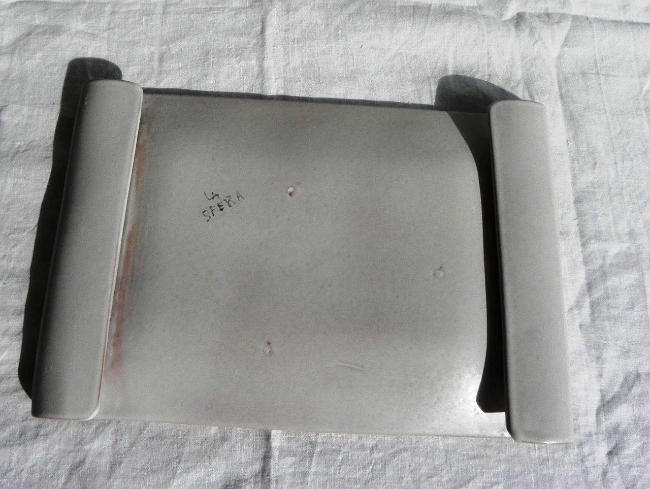 Vassoio in ceramica di La Sfera, anni '70 7