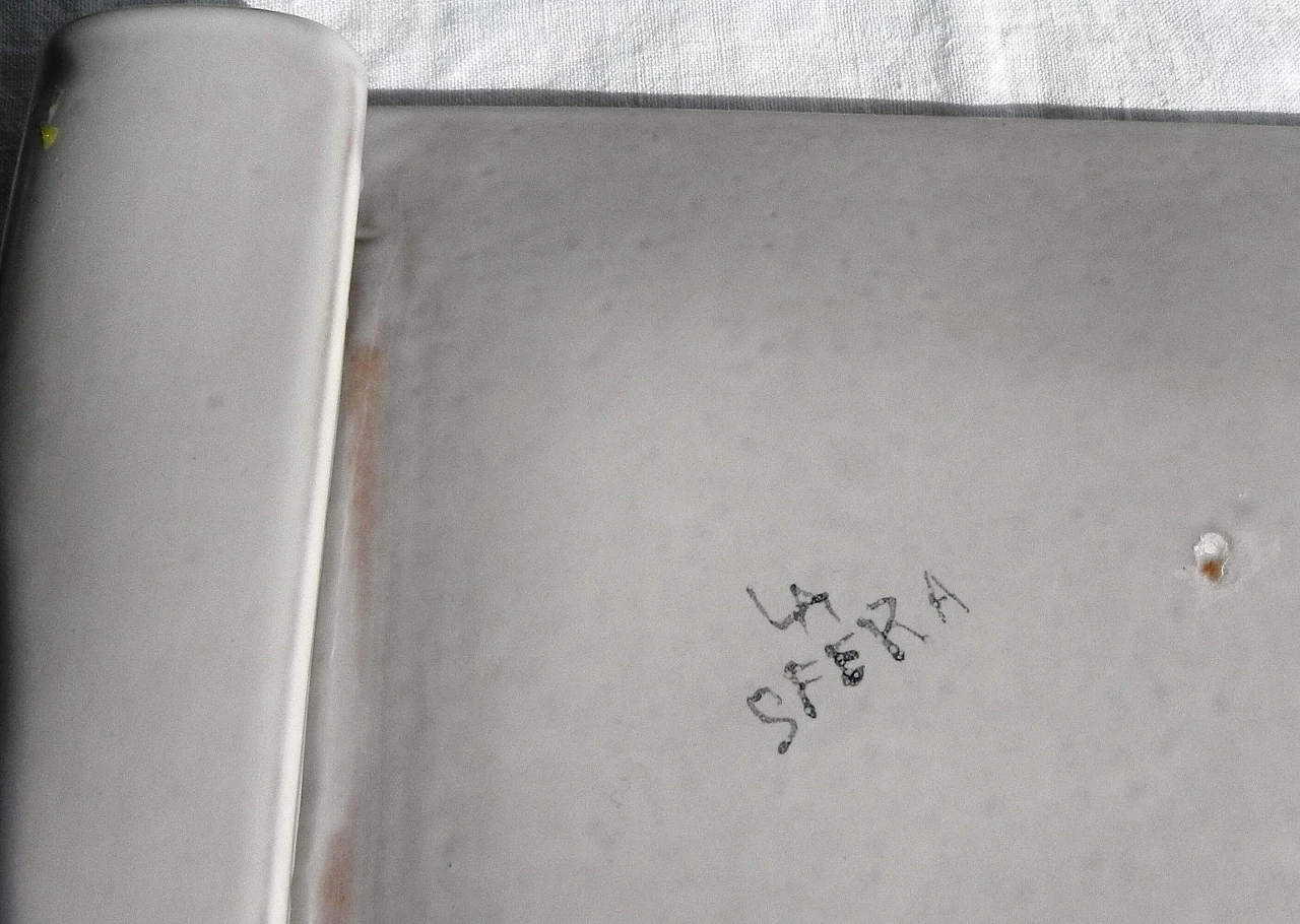 Vassoio in ceramica di La Sfera, anni '70 8