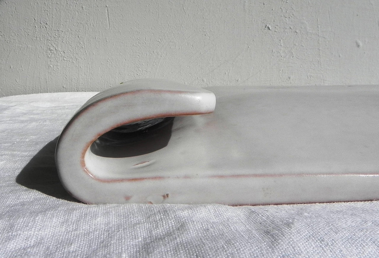 Vassoio in ceramica di La Sfera, anni '70 9