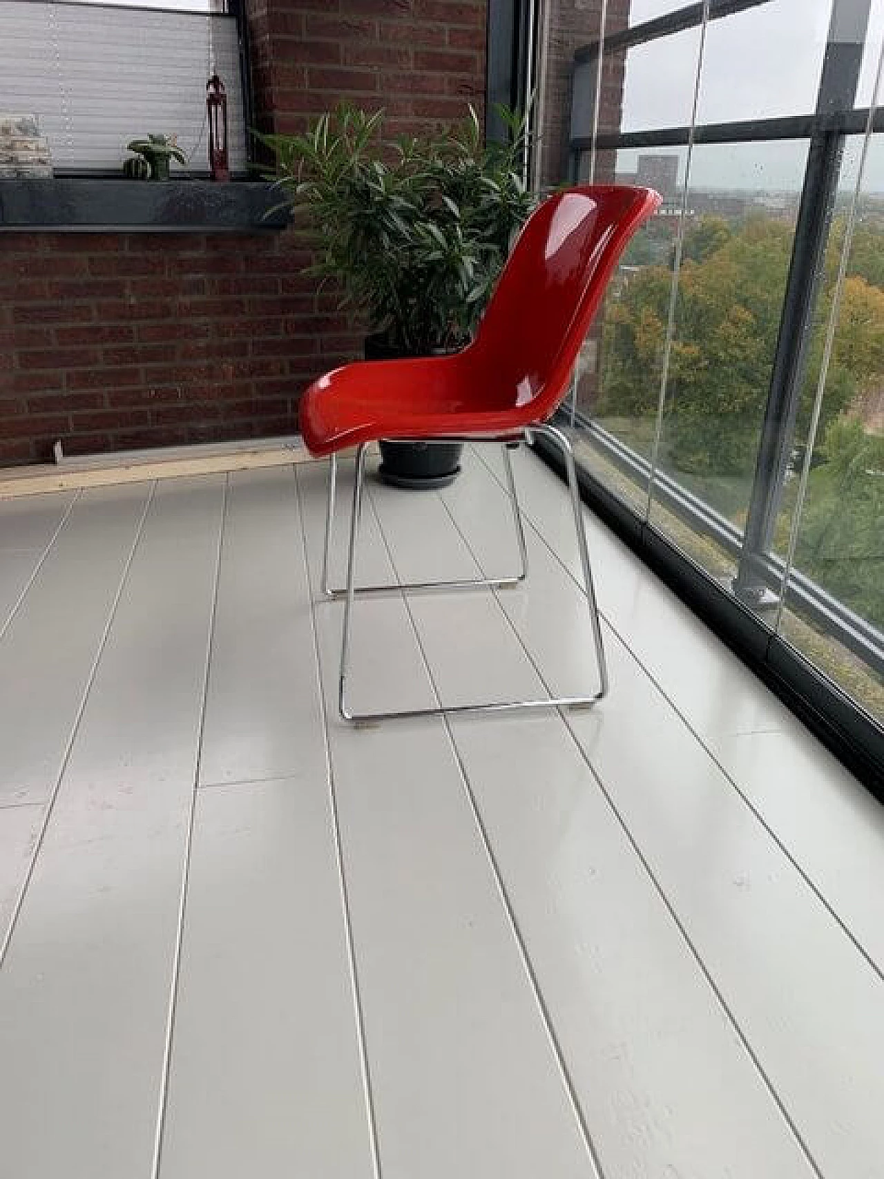 6 Red Beso CL chairs by Khodi Feiz for Artifort 5