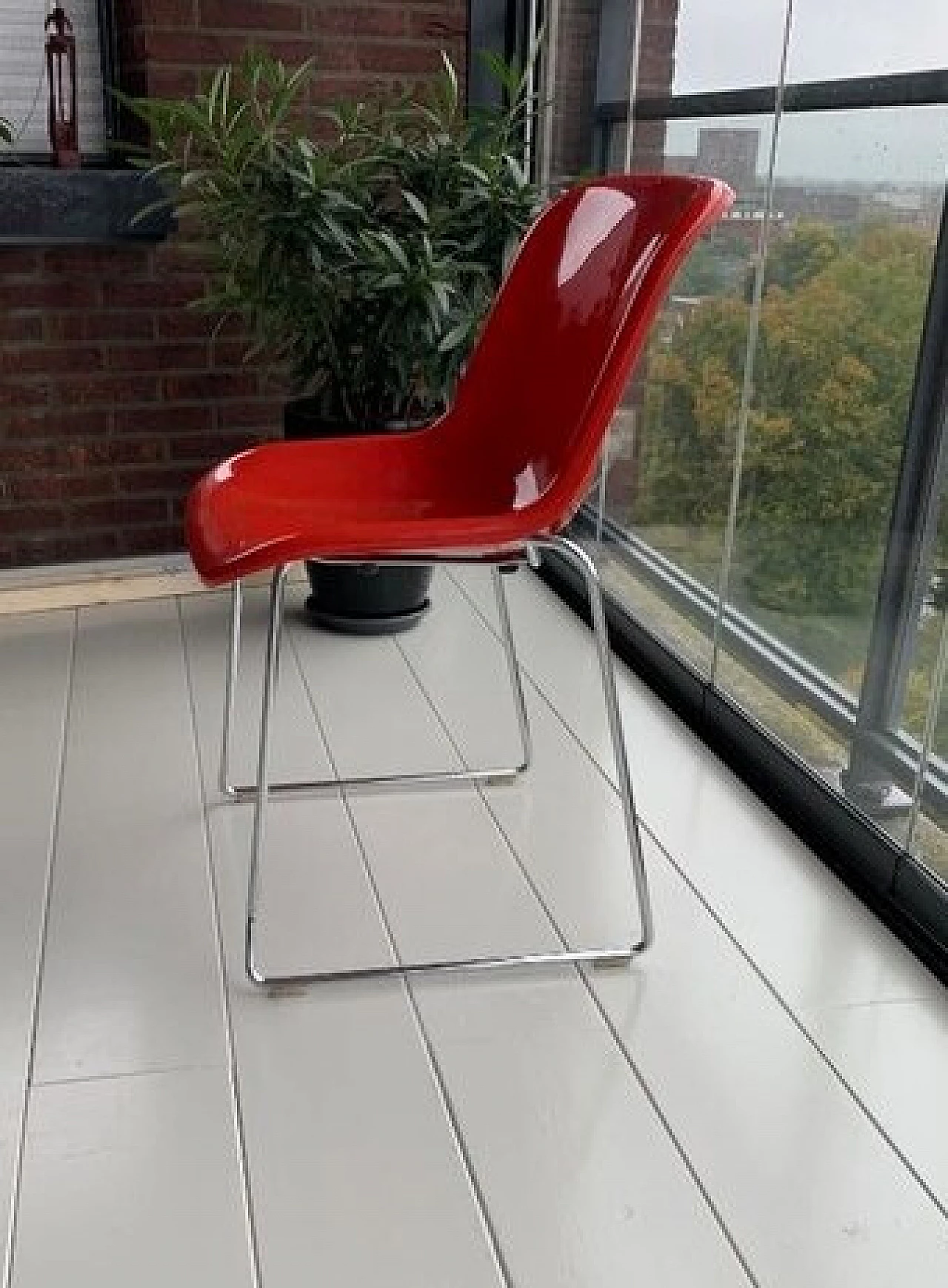 6 Red Beso CL chairs by Khodi Feiz for Artifort 6