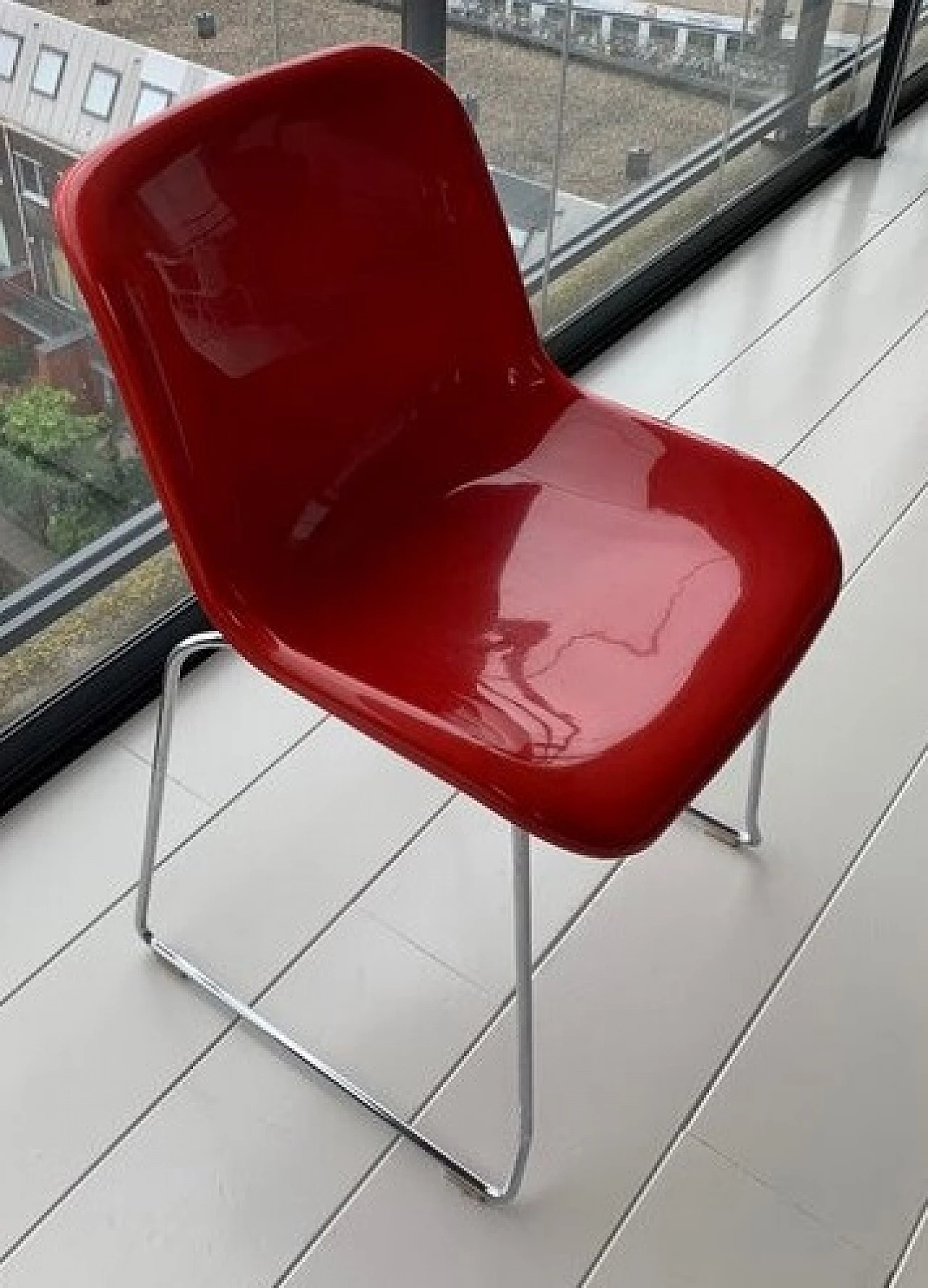 6 Red Beso CL chairs by Khodi Feiz for Artifort 8