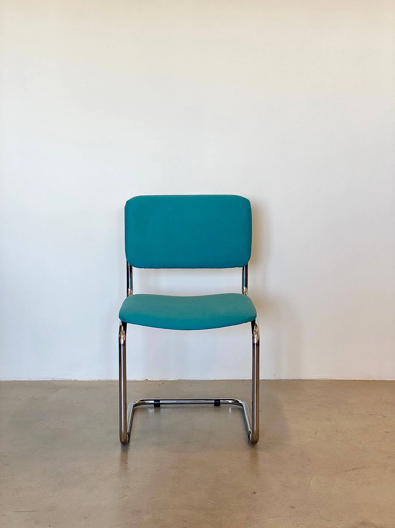 4 Steel and fabric chairs, 1970s 9