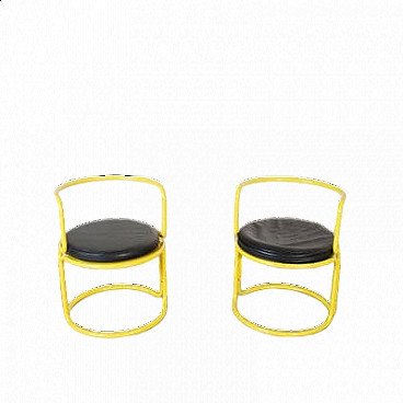 Pair of Locus armchairs by Gae Aulenti for Poltronova, 1960s
